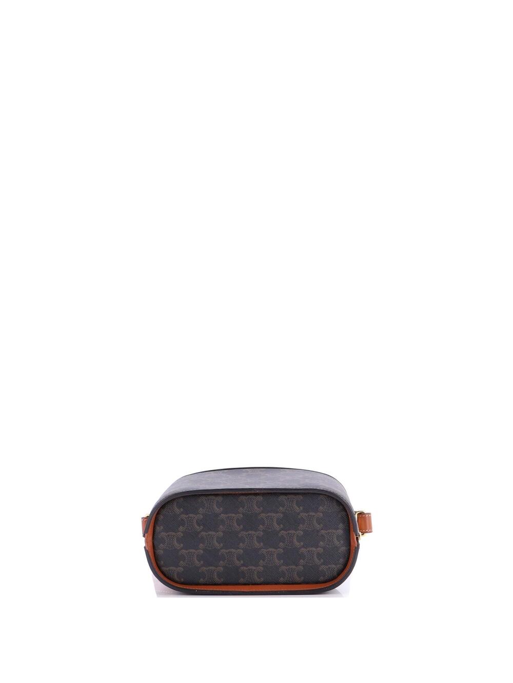 Celine Lunch Box Bag Triomphe Coated #204197C21B - Picture 4 of 6